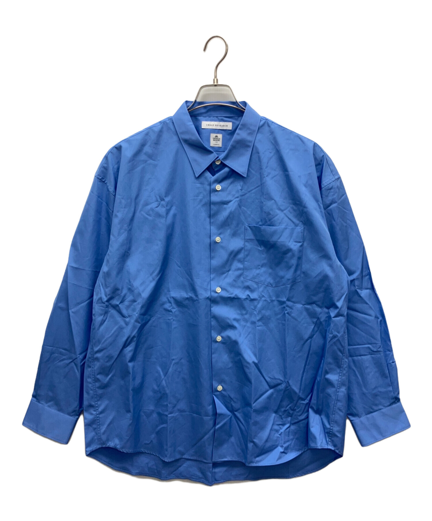 美品 URBAN RESEARCH×THOMAS MASON シャツ ブルー L 中古・古着通販】URBAN RESEARCH (アーバンリサーチ) THOMAS MASON