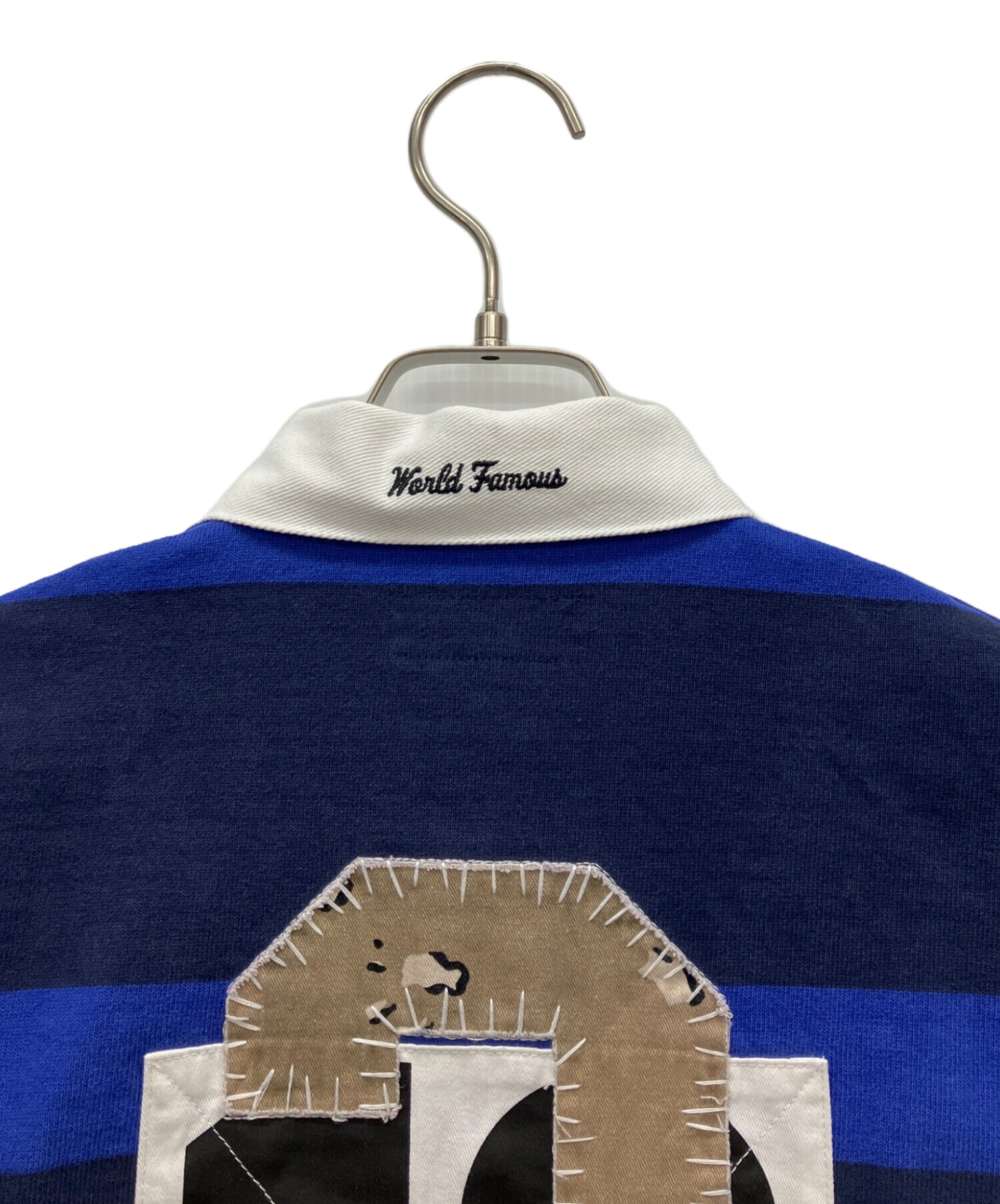 中古・古着通販】SUPREME (シュプリーム) STRIPE RUGBY FW25 ネイビー