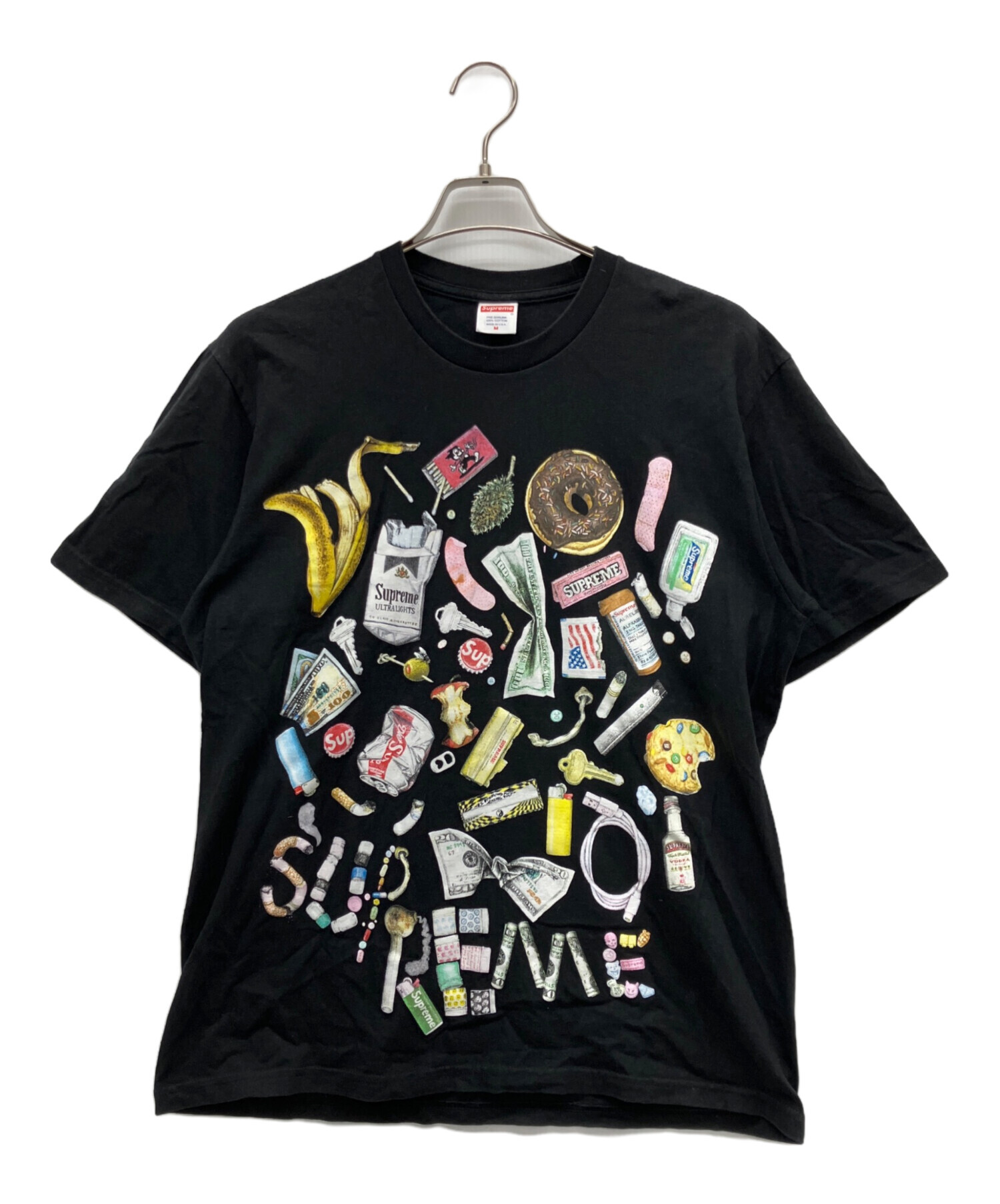 中古・古着通販】SUPREME (シュプリーム) Tシャツ ブラック サイズ:M 
