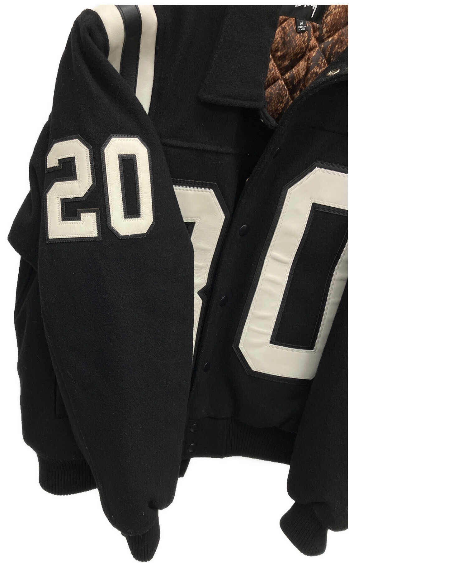 v*t様 Stussy ジャケット 80s ヴィンテージ古着 OZ 中古・古着通販】stussy (ステューシー) 80 Wool Varsity Jacket