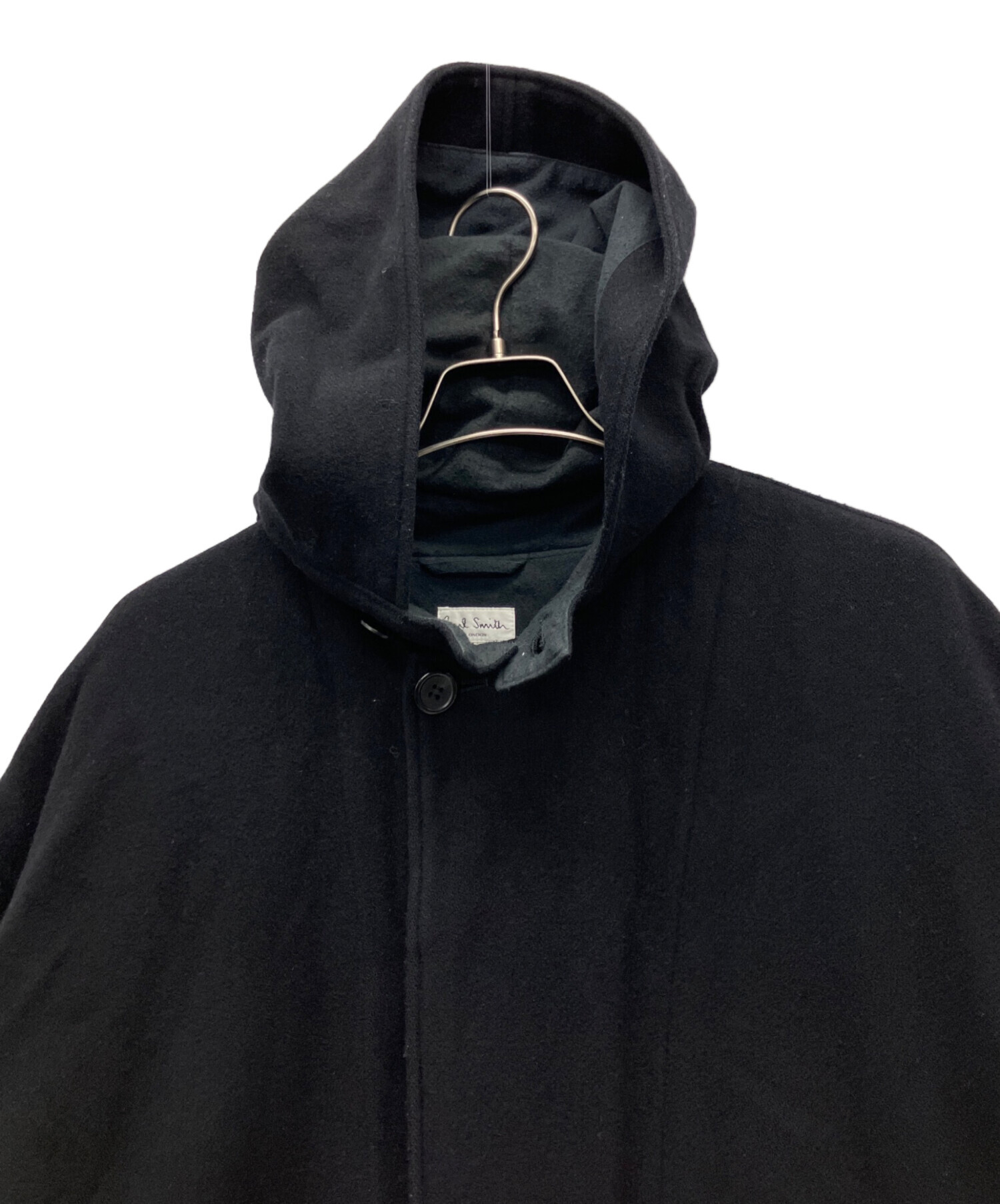 中古・古着通販】PAUL SMITH (ポールスミス) ロングコート ブラック