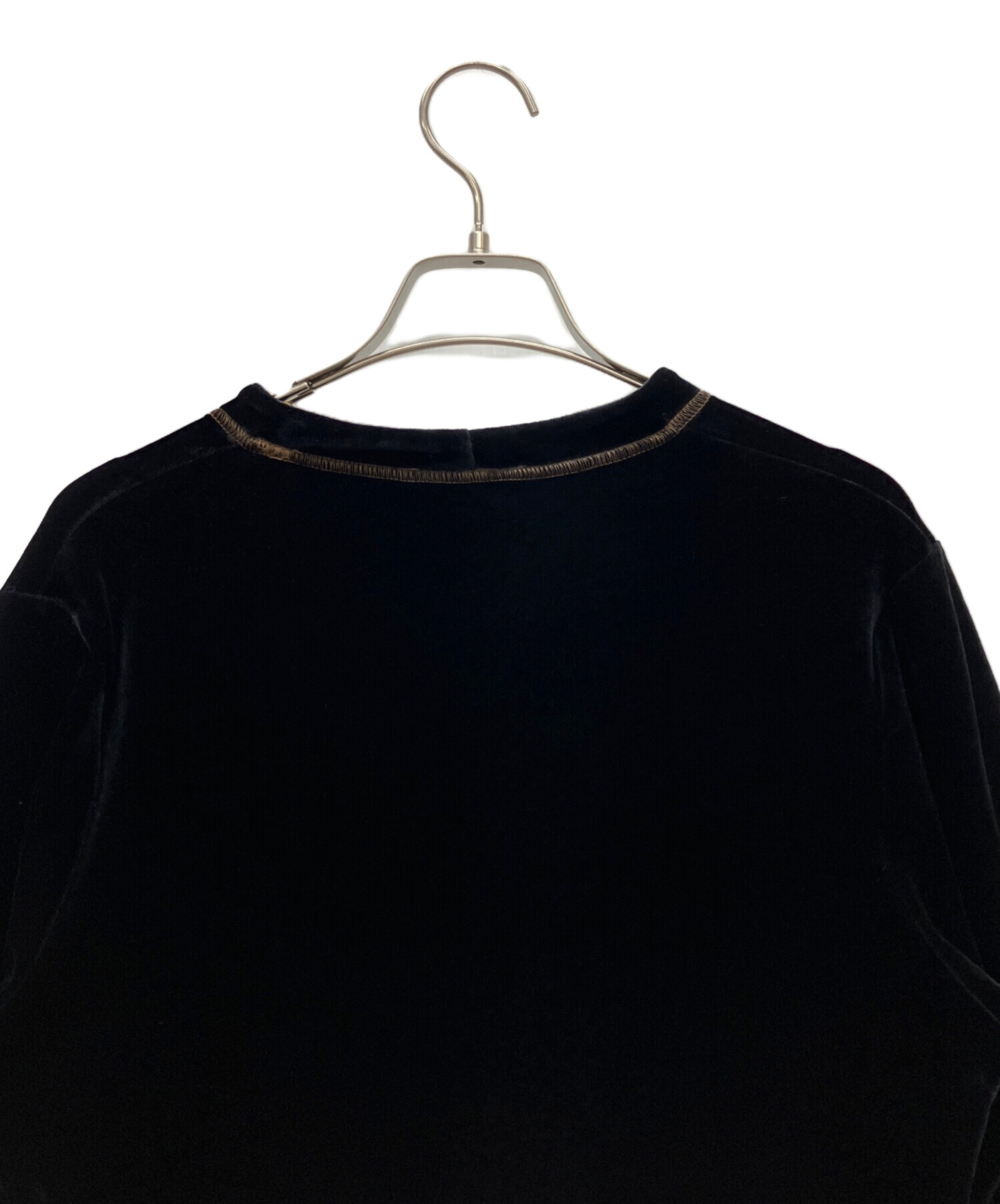 FENDIベルベットカットソー 中古・古着通販】FENDI (フェンディ) ベロアカットソー ネイビー