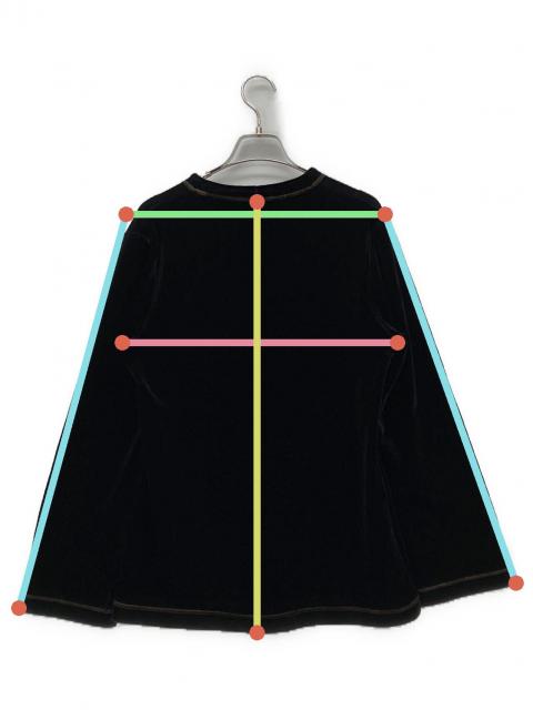 中古・古着通販】FENDI (フェンディ) ベロアカットソー ネイビー