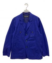 入手困難✨ イッセイミヤケ テーラードジャケット ライトアウター グリーン系 ISSEY MIYAKE(イッセイミヤケ) テーラードジャケットIM33FD510