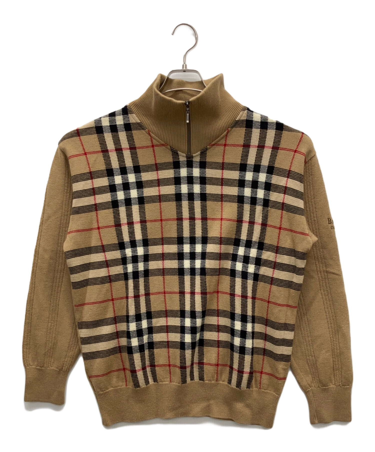 ootho Burberry バーバリー　ベージュニットベスト ootho Burberry バーバリー ベージュニットベスト ootho Burberry
