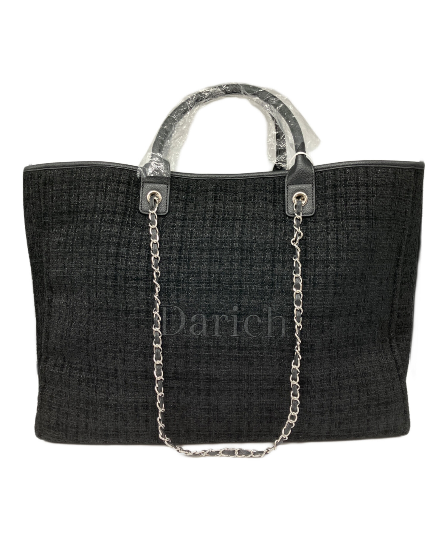 中古・古着通販】darich (ダーリッチ) トートバッグ ブラック 未使用品 
