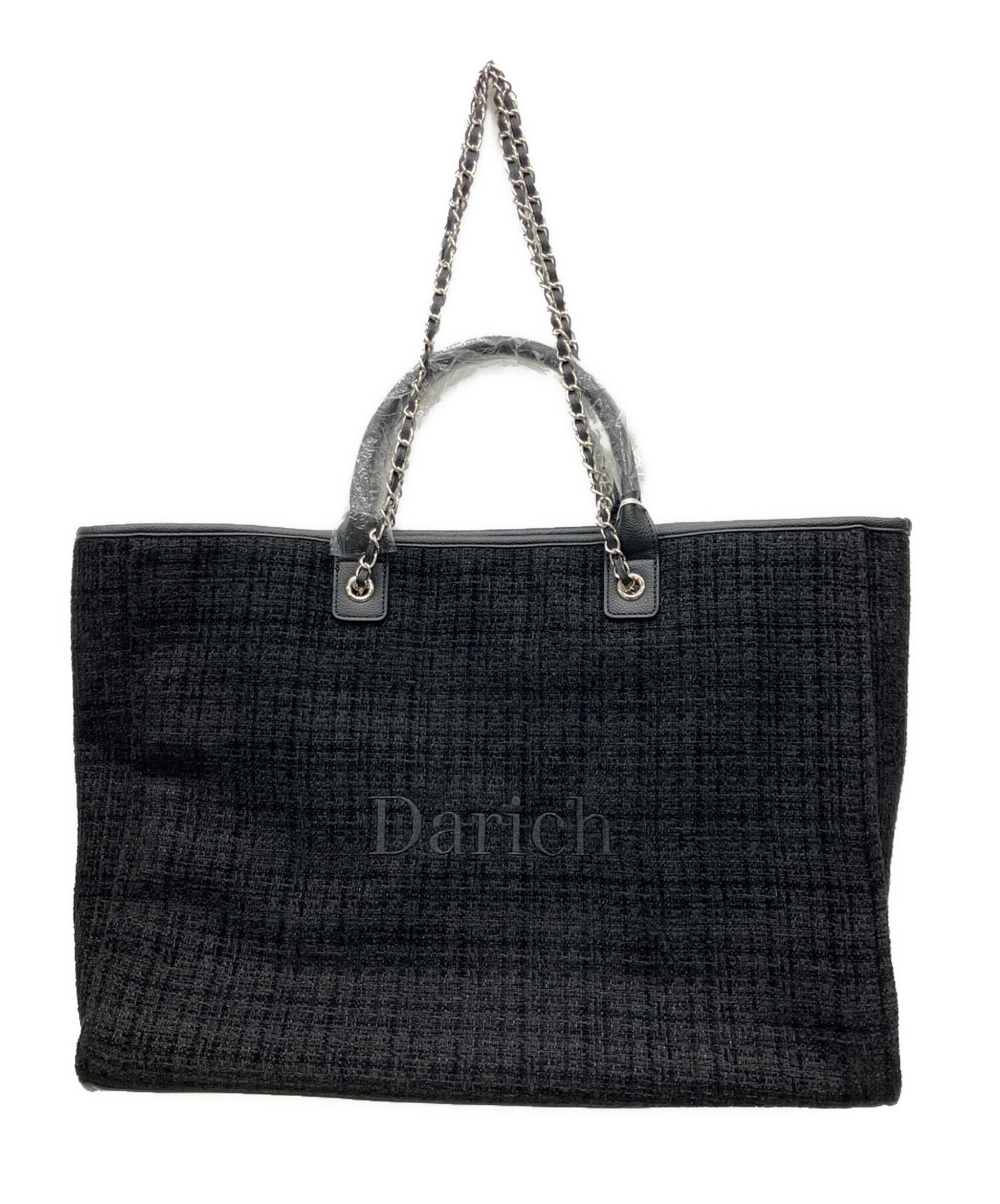 中古・古着通販】darich (ダーリッチ) トートバッグ ブラック 未使用品