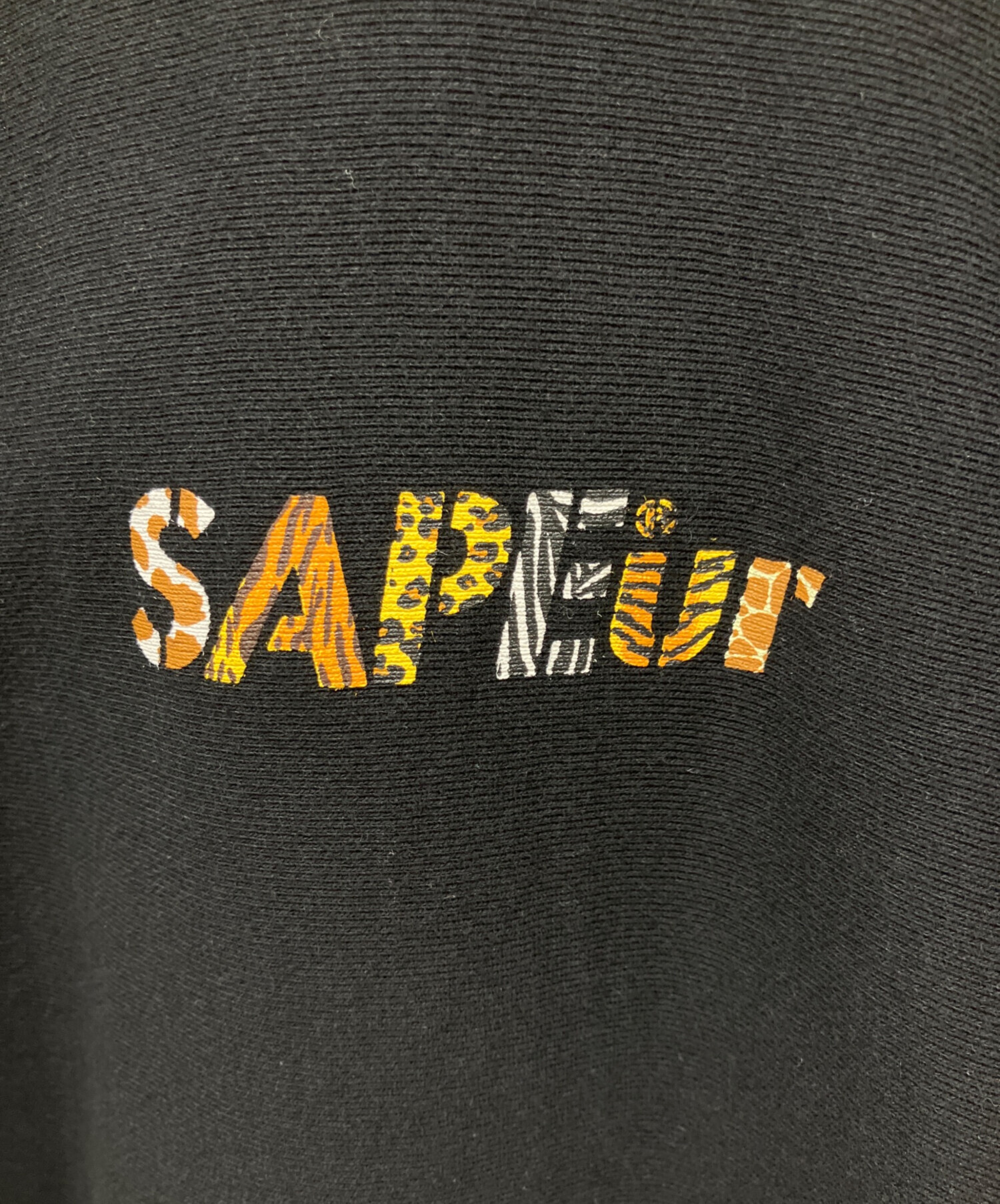 中古・古着通販】SAPEur (サプール) プルオーバーパーカー ブラック 