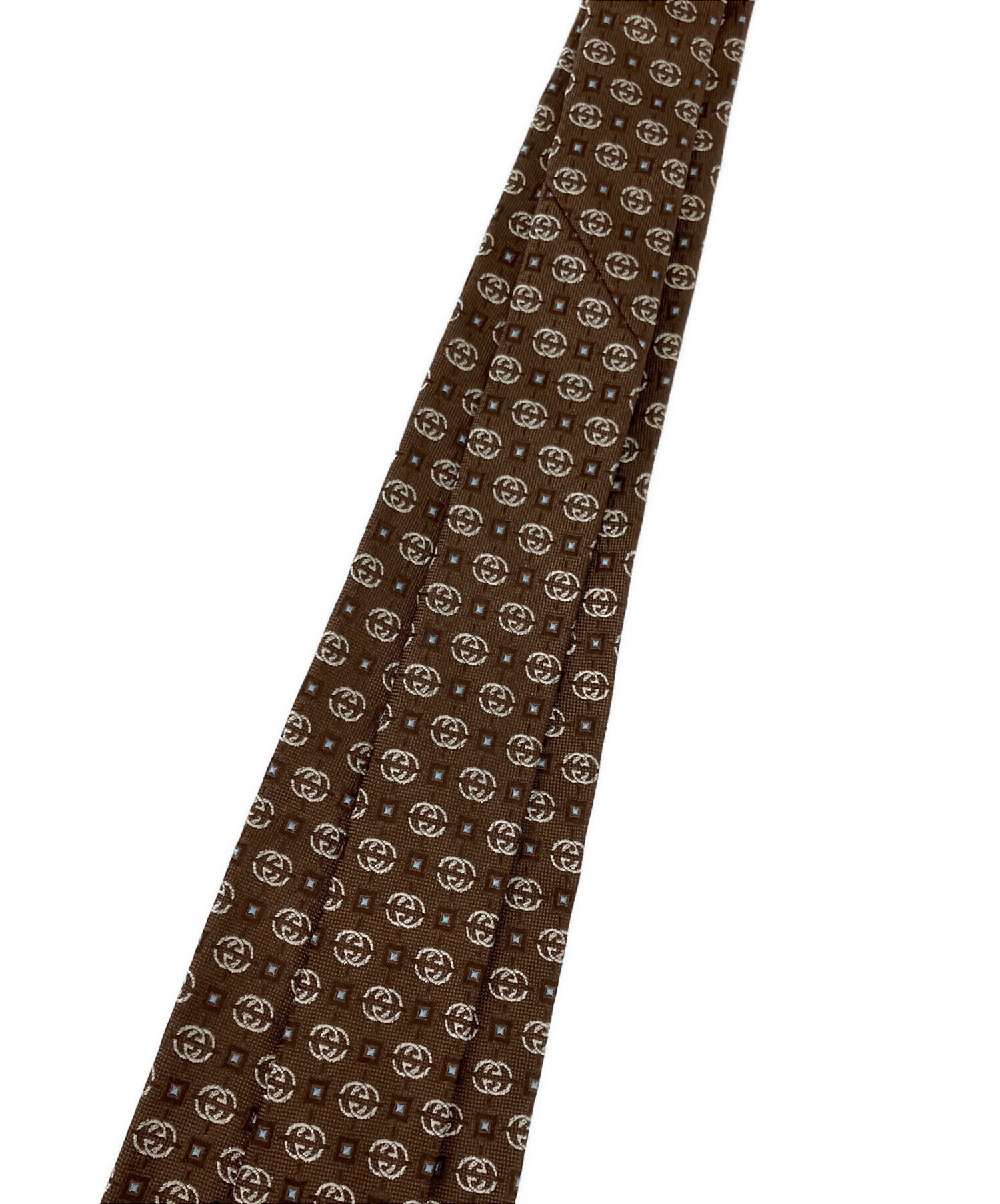 中古・古着通販】GUCCI (グッチ) ネクタイ ブラウン サイズ