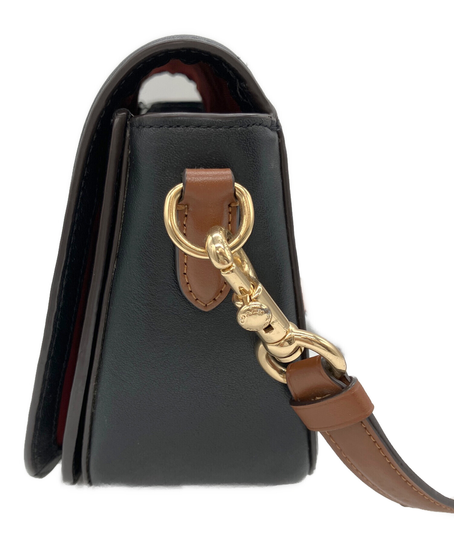 中古・古着通販】COACH (コーチ) ホース&キャリッジショルダーバッグ