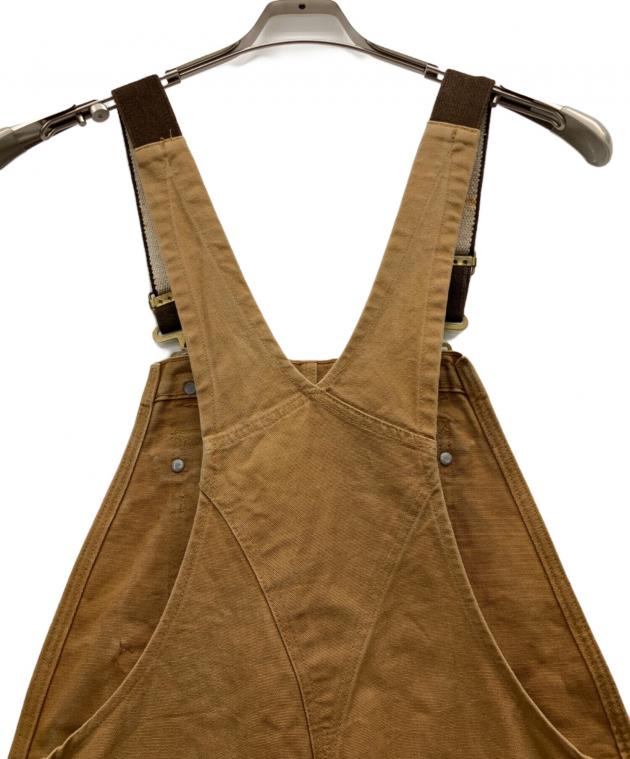 Carhartt ベージュ ダブルニー オーバーオール 中古・古着通販】CarHartt (カーハート) ダブルニーオーバーオール