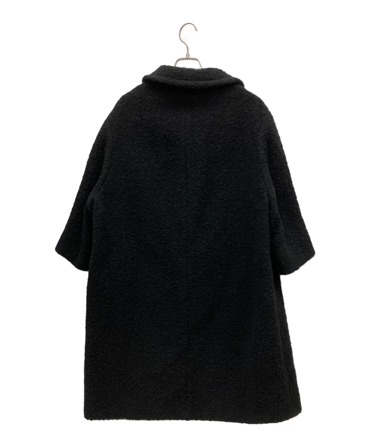 中古・古着通販】D&G (ディーアンドジー) ボアコート ブラック サイズ 