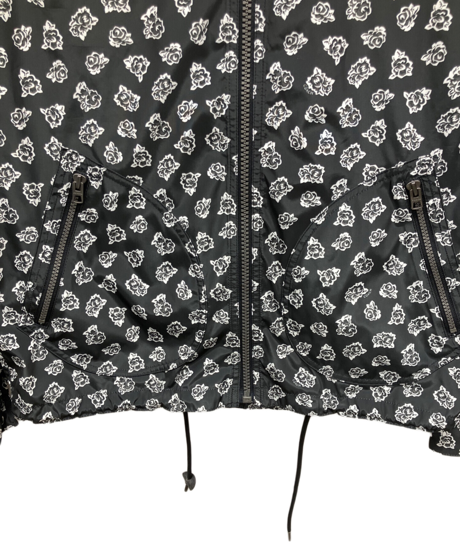 中古・古着通販】COACH (コーチ) ナイロンジャケット ブラック サイズ