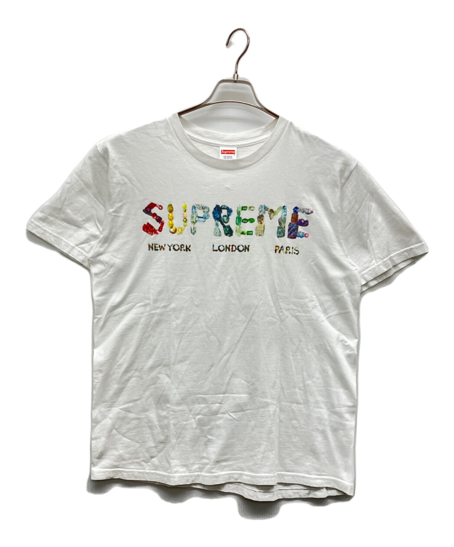 中古・古着通販】Supreme (シュプリーム) プリントTシャツ ホワイト 