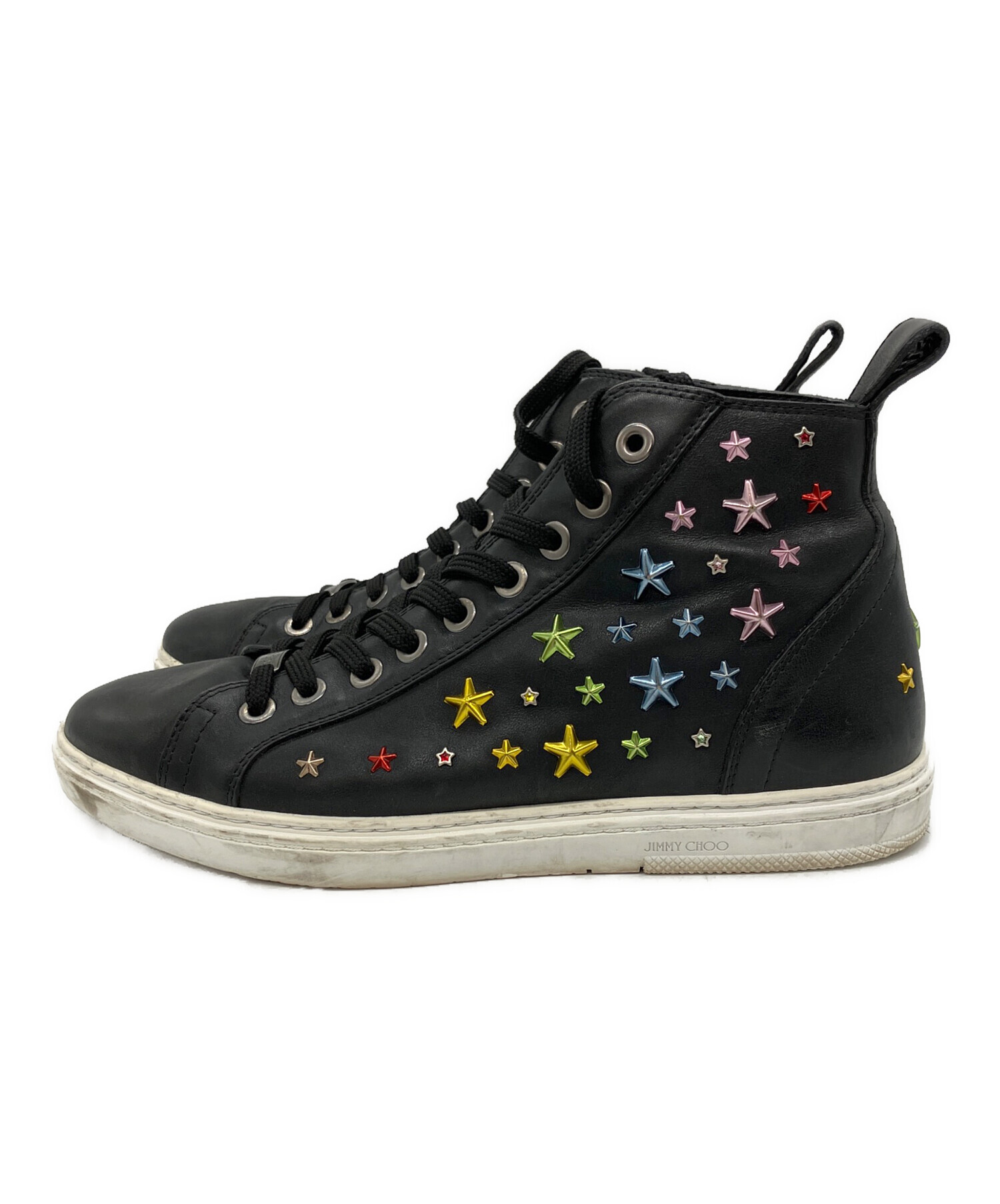 ジミー チュウ JIMMY CHOO ハイカットスニーカー ハードオフ公式通販 オフモール 2032050000018937