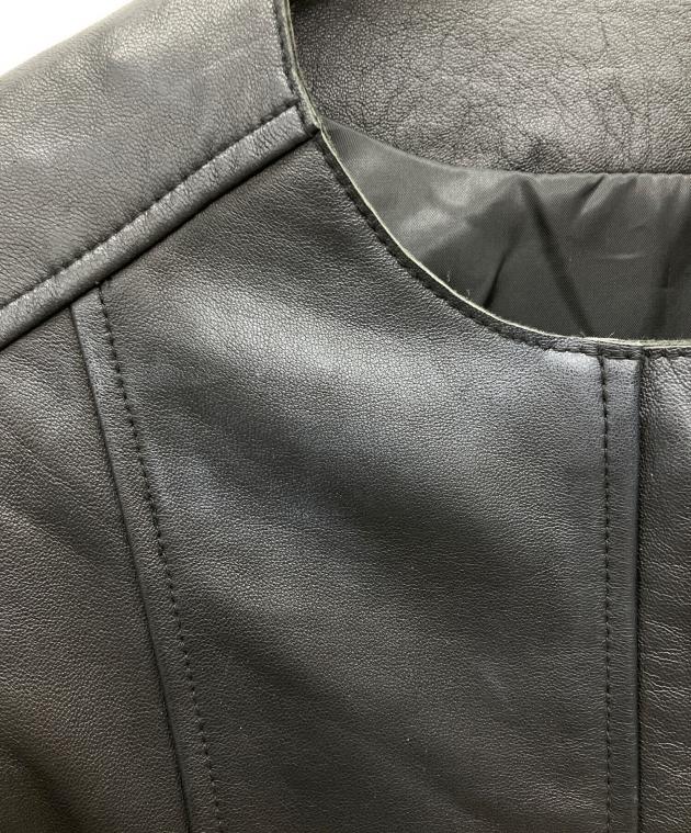 中古・古着通販】もりのがっこう (モリノガッコウ) ラムレザーノー
