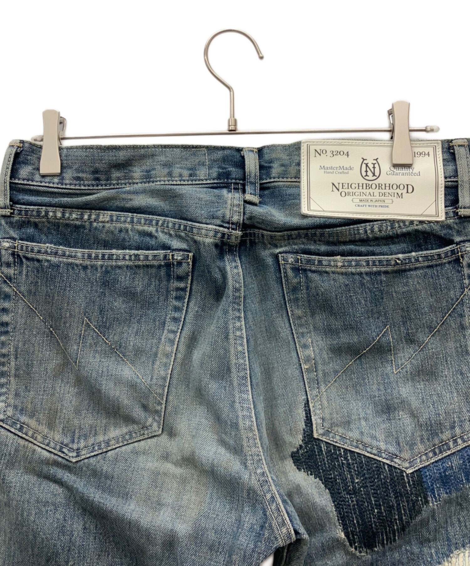 NEIGHBORHOOD デニムパンツ インディゴ 中古・古着通販】NEIGHBORHOOD (ネイバーフッド) サベージデニムパンツ