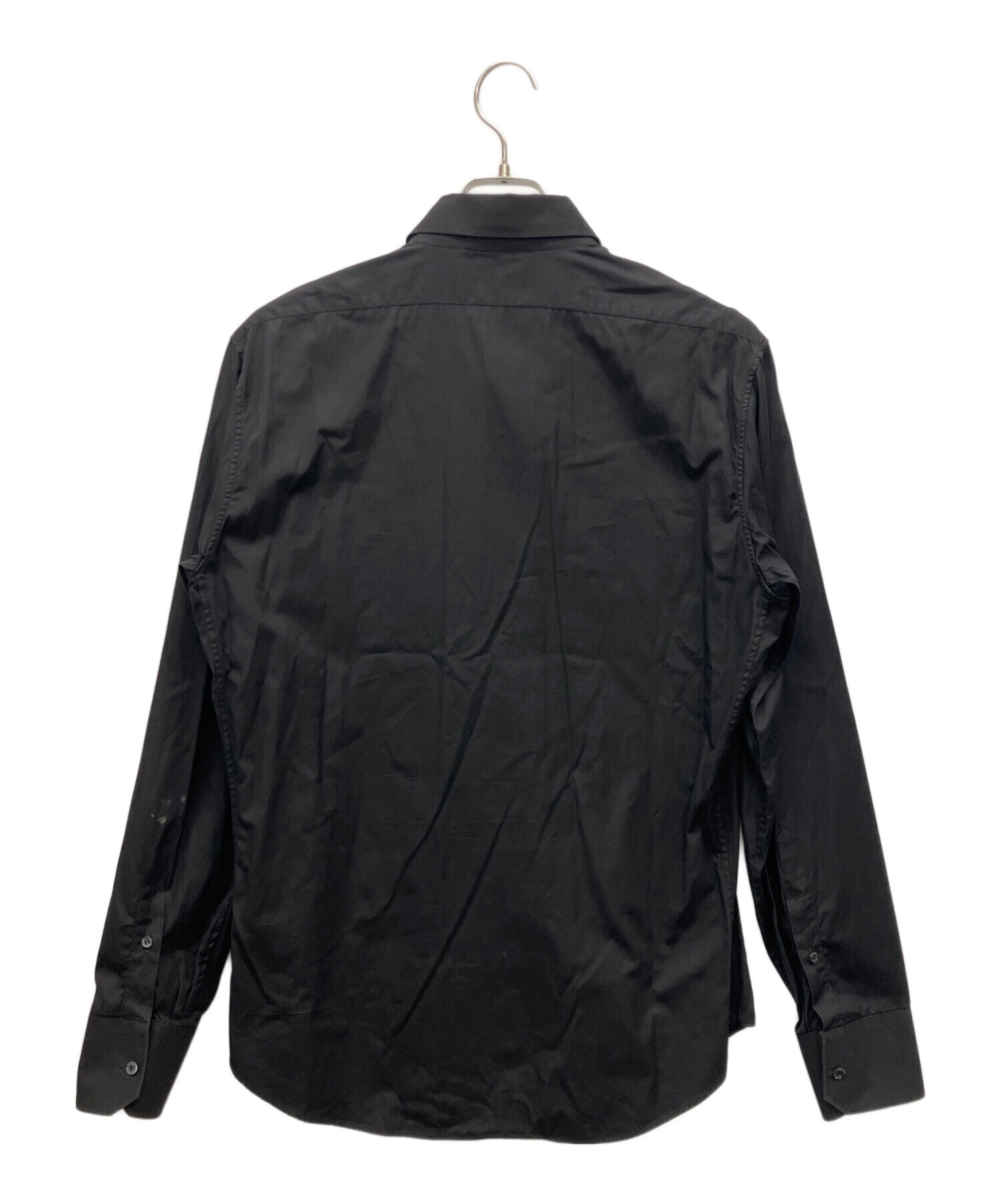 中古・古着通販】GUCCI (グッチ) 長袖シャツ ブラック サイズ:42