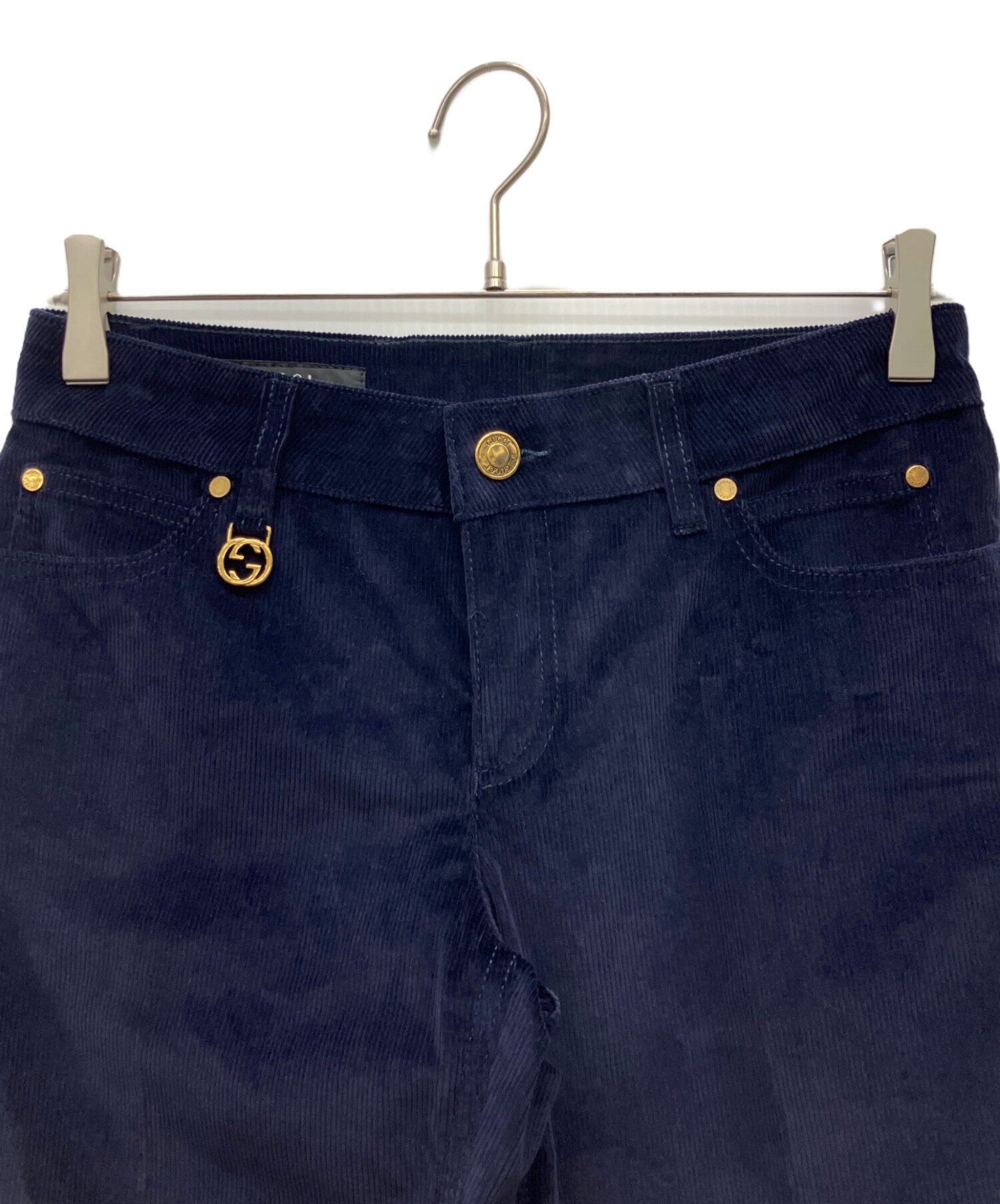 中古・古着通販】GUCCI (グッチ) コーデュロイパンツ ネイビー サイズ