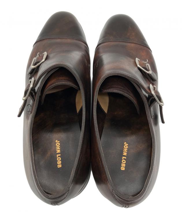 JOHN LOBB ダブルモンク革靴　8ハーフ JOHN LOBB（ジョンロブ）ウィリアム(WILLIAM)ダブルモンクシューズ