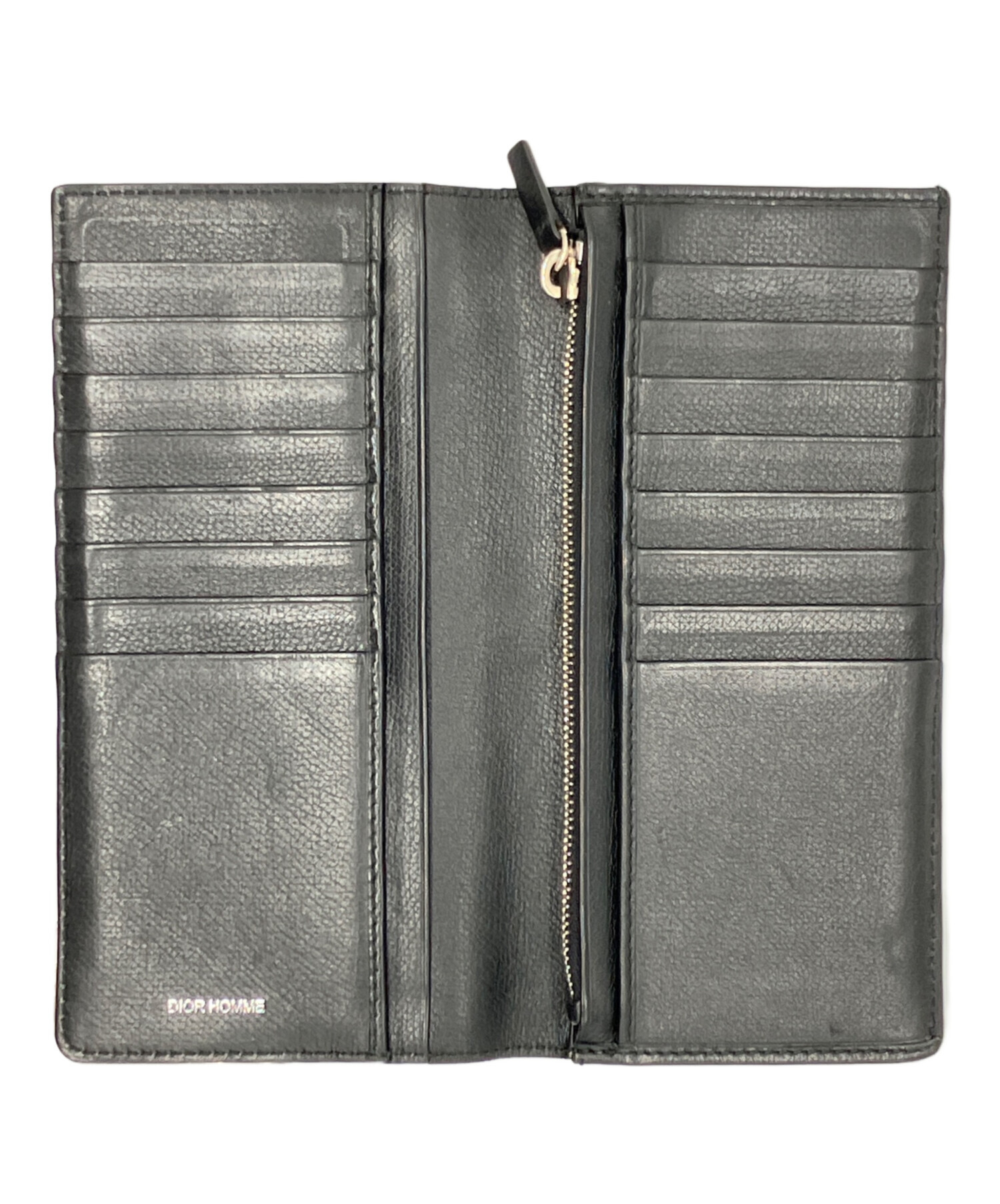 中古・古着通販】DIOR HOMME (ディオール オム) 長財布 ブラック
