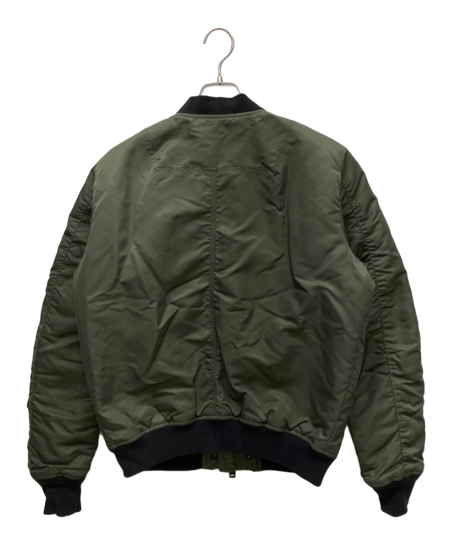 中古・古着通販】DIESEL (ディーゼル) MA-1ジャケット カーキ サイズ:L