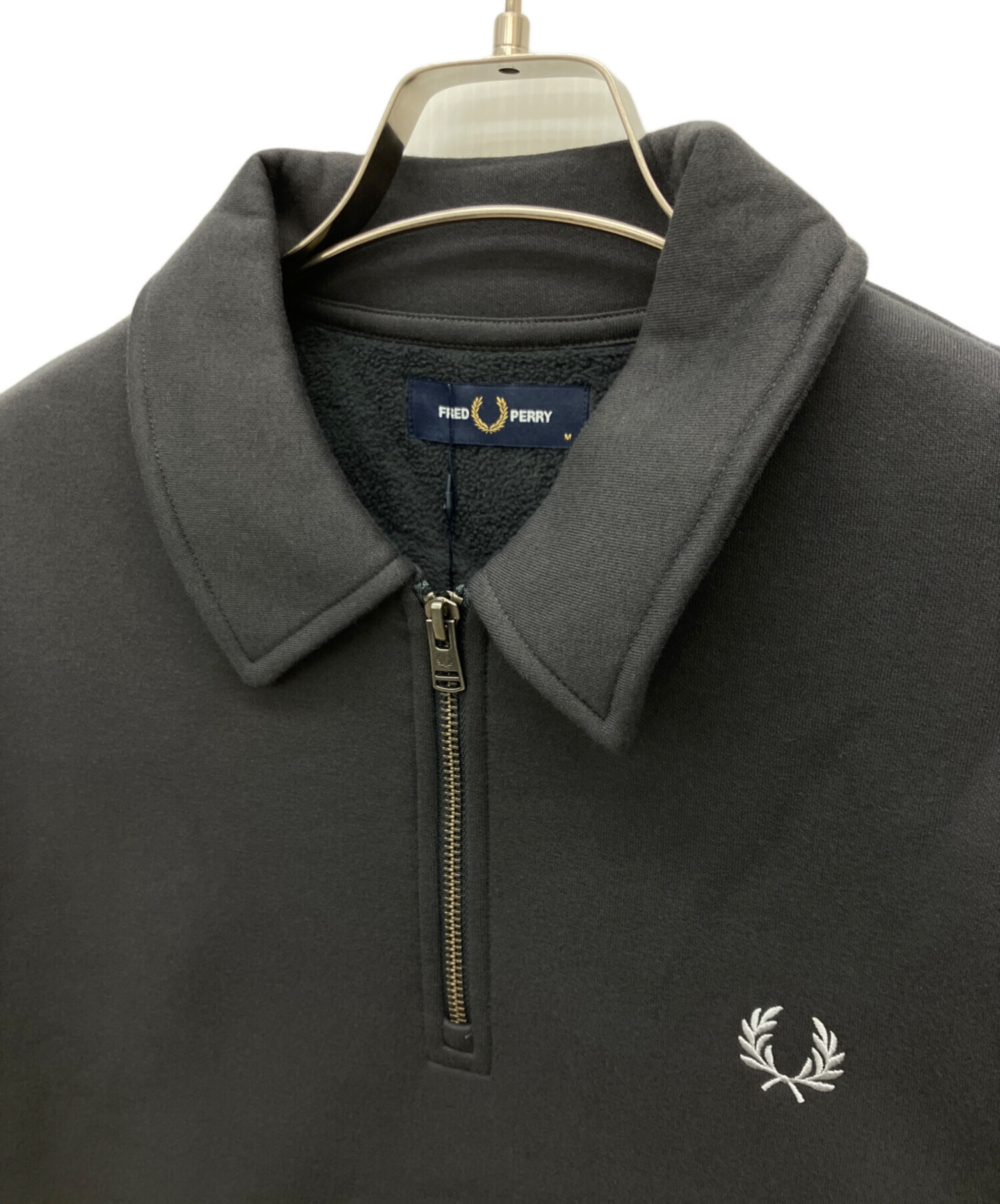 中古・古着通販】FRED PERRY (フレッドペリー) ハーフジップスウェット