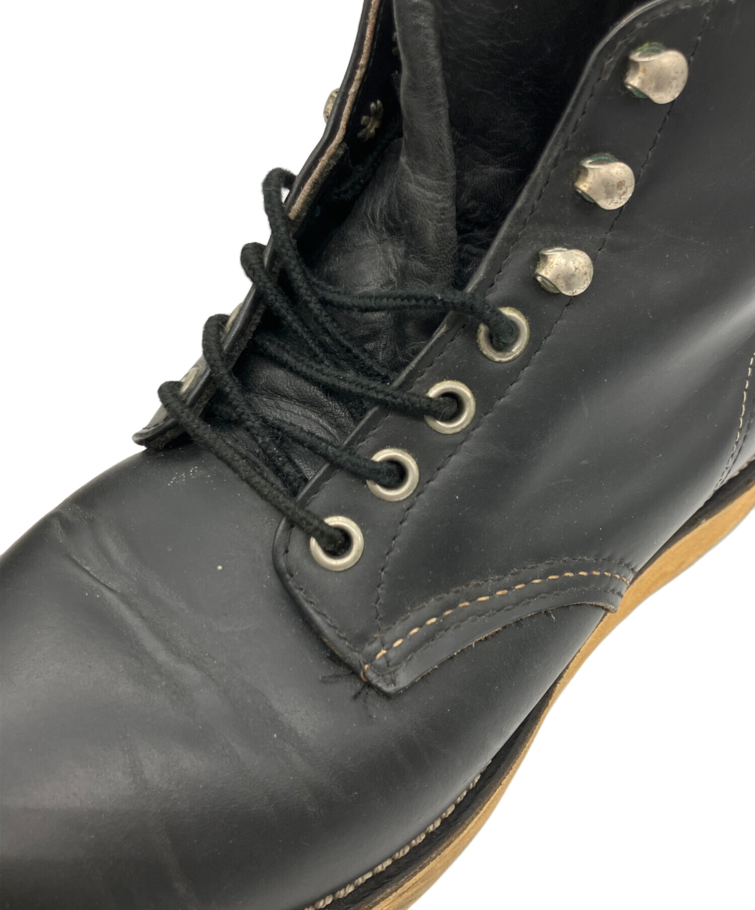 中古・古着通販】RED WING (レッドウィング) レザーブーツ ブラック