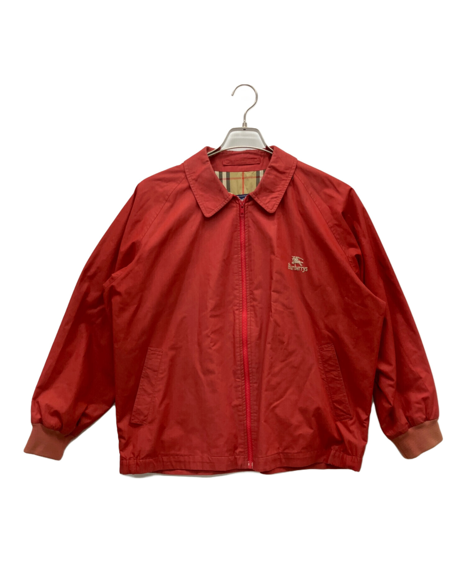 中古・古着通販】Burberry's (バーバリー) スイングトップ レッド