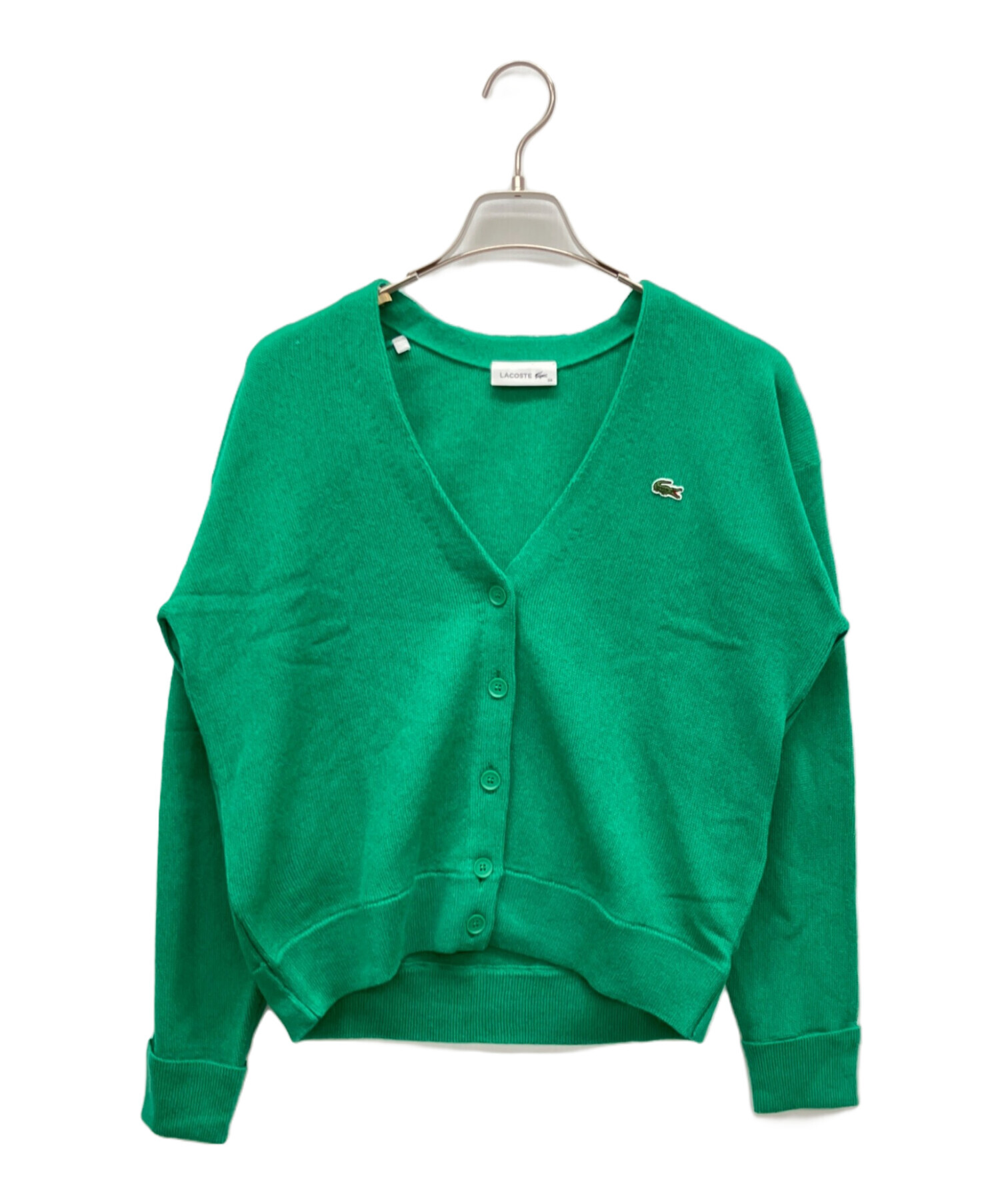 中古・古着通販】LACOSTE (ラコステ) プレーンVネックニット