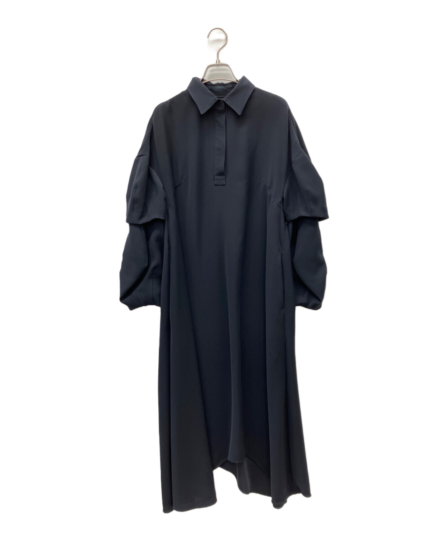 中古・古着通販】ENFOLD (エンフォルド) PEツイル フレア シャツドレス