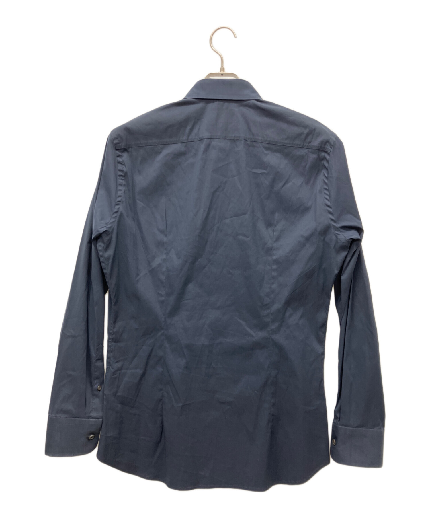 中古・古着通販】PRADA (プラダ) 長袖シャツ ネイビー サイズ:41/16