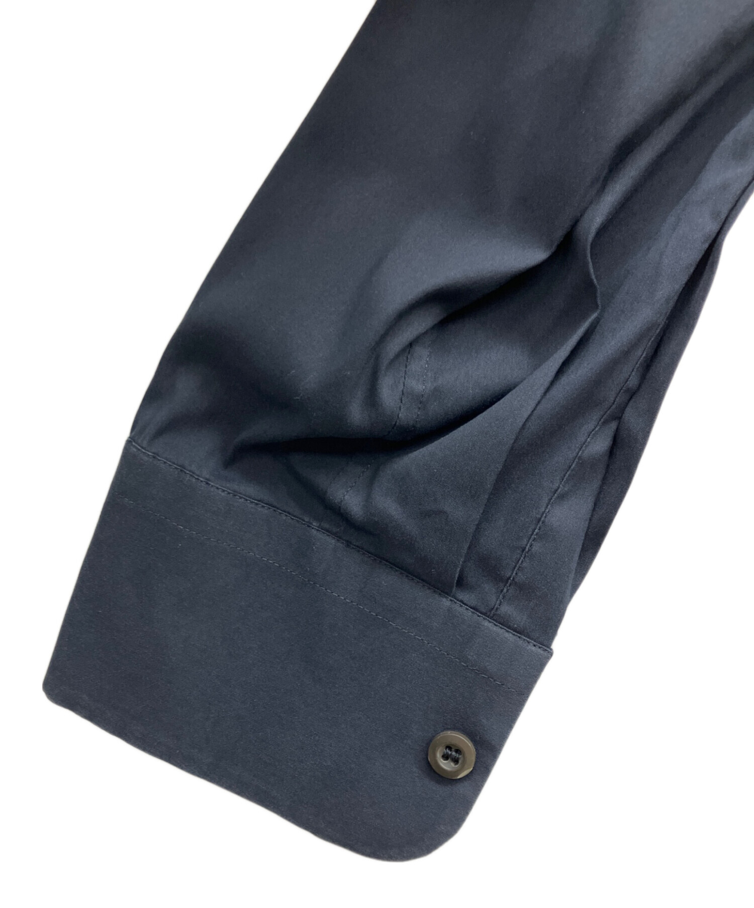 中古・古着通販】PRADA (プラダ) 長袖シャツ ネイビー サイズ:41/16