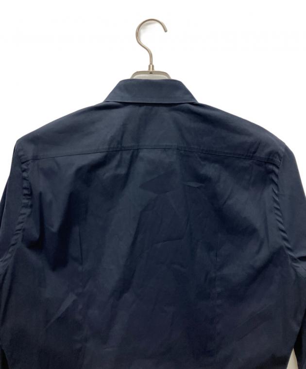 中古・古着通販】PRADA (プラダ) 長袖シャツ ネイビー サイズ:41/16