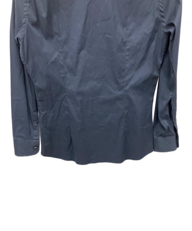 中古・古着通販】PRADA (プラダ) 長袖シャツ ネイビー サイズ:41/16