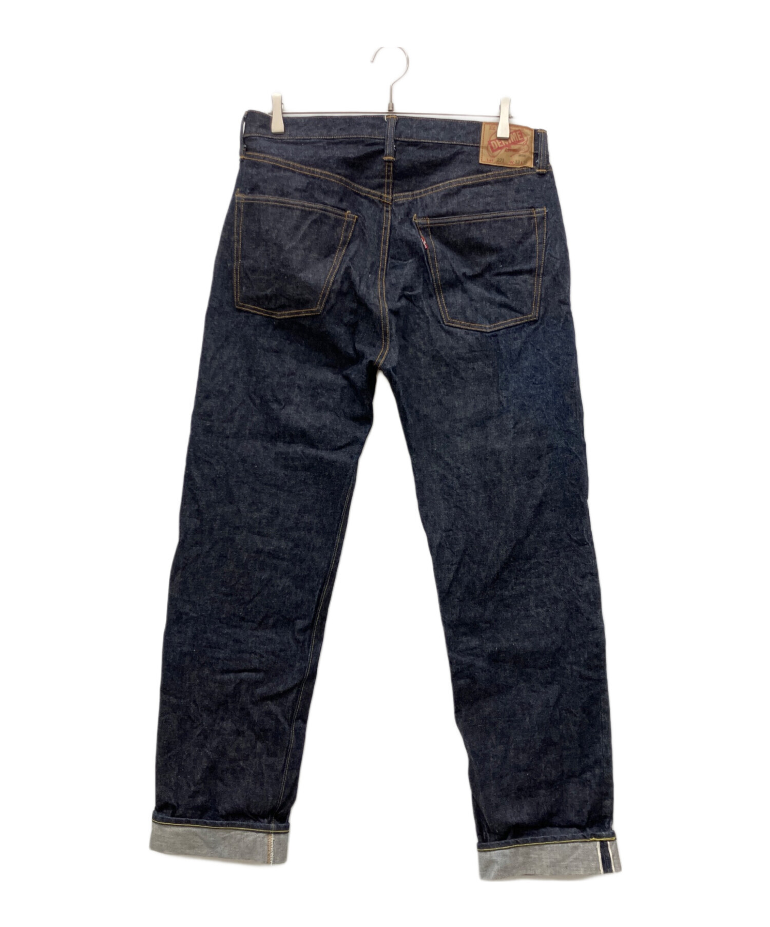 WAREHOUS E &C Oボタンフライ デニムパンツ インディゴ 中古・古着通販】WAREHOUSE (ウエアハウス) ボタンフライデニムパンツ