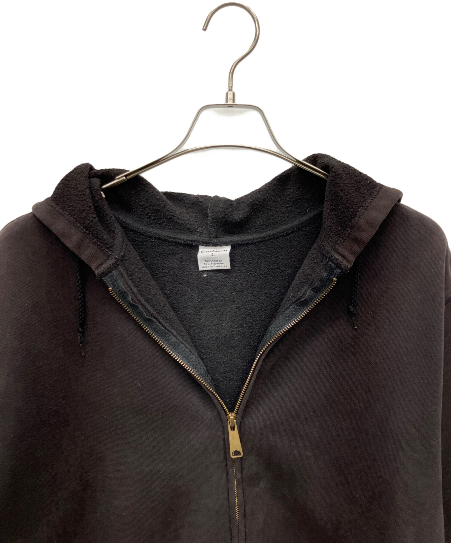中古・古着通販】CarHartt (カーハート) ジップパーカー ブラック