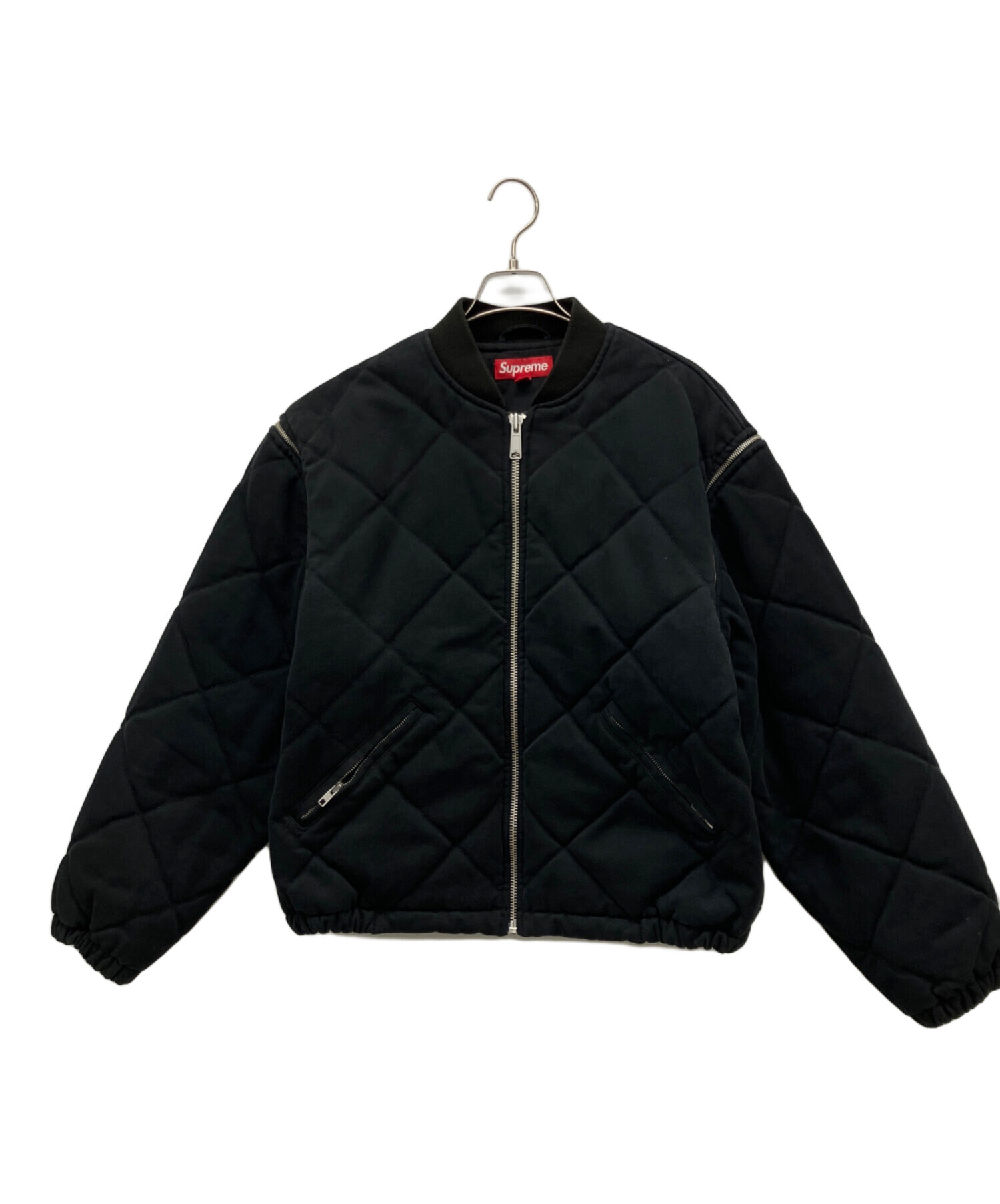 ジャケット・アウター Supreme Zip-OffSleeveQuiltedBomberJacket 中古・古着通販】SUPREME (シュプリーム) Zip-Off Sleeve Quilted