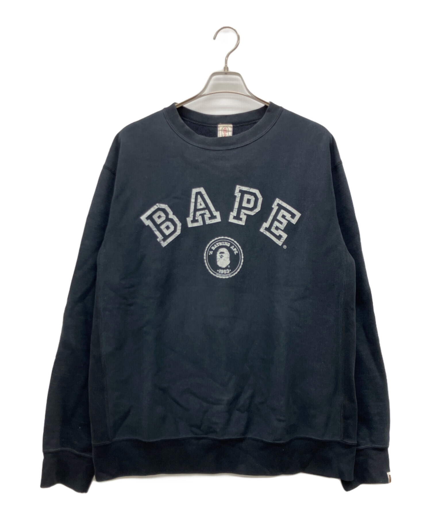 A BATHING APE アベイシングエイプ 裏起毛 スウェット　XL 中古・古着通販】BAPE BY A BATHING APE (ベイプバイアベイシング
