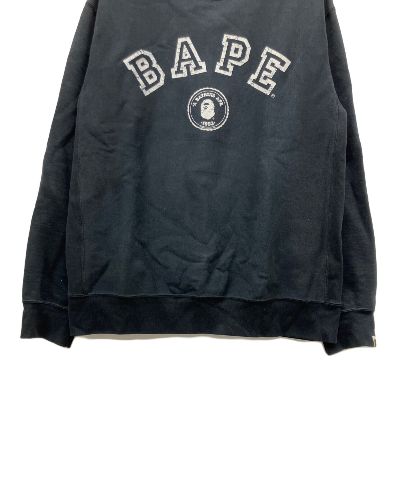 A BATHING APE アベイシングエイプ スウェット L 黒 【古着】【中古】 中古・古着通販】BAPE BY A BATHING APE (ベイプバイアベイシング