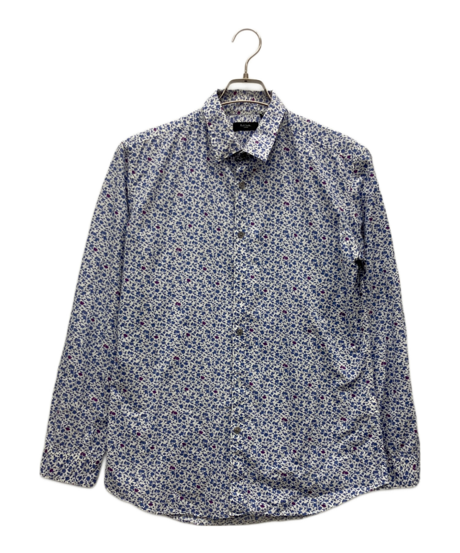 中古・古着通販】PAUL SMITH (ポールスミス) 花柄シャツ ホワイト