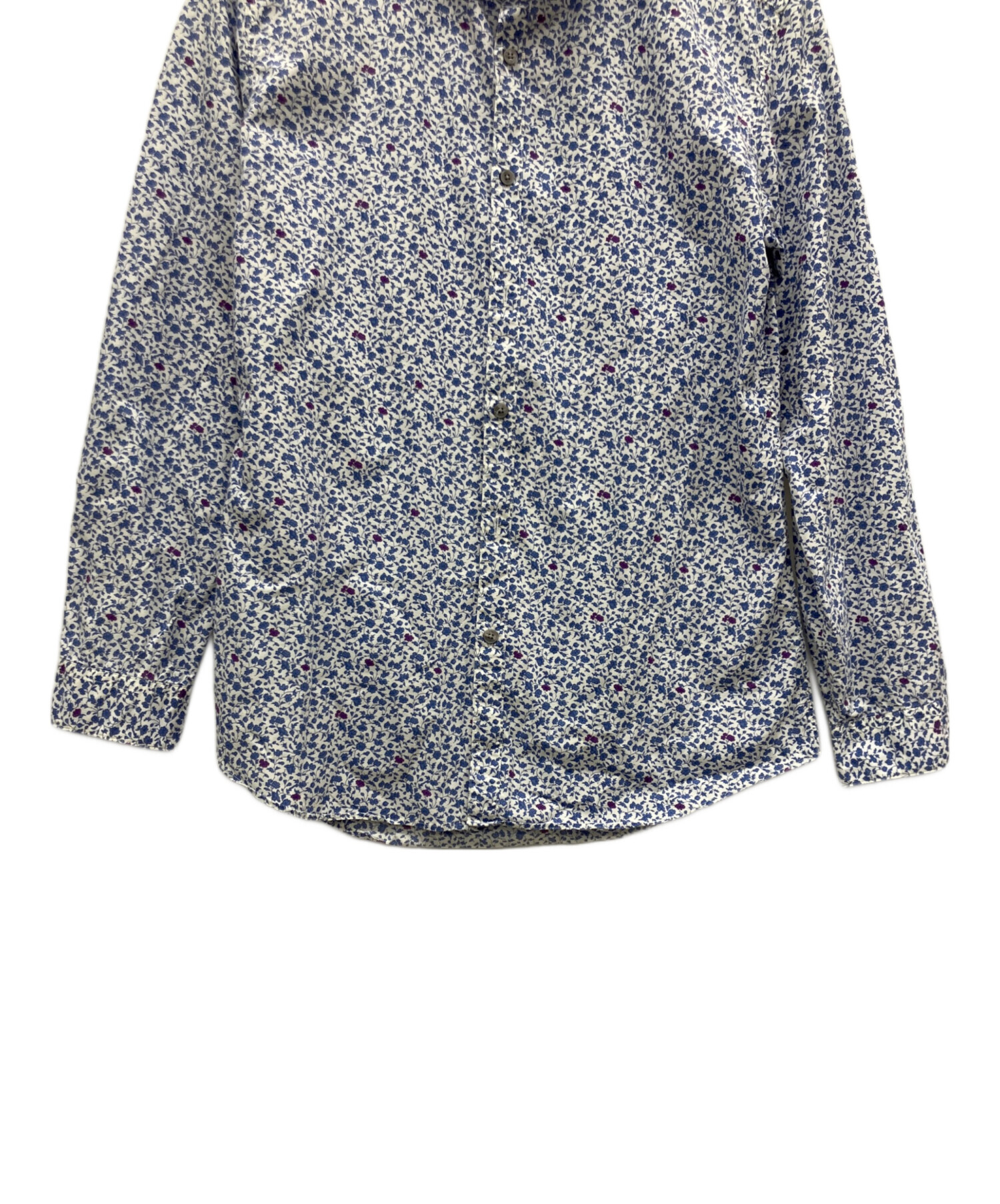 中古・古着通販】PAUL SMITH (ポールスミス) 花柄シャツ ホワイト