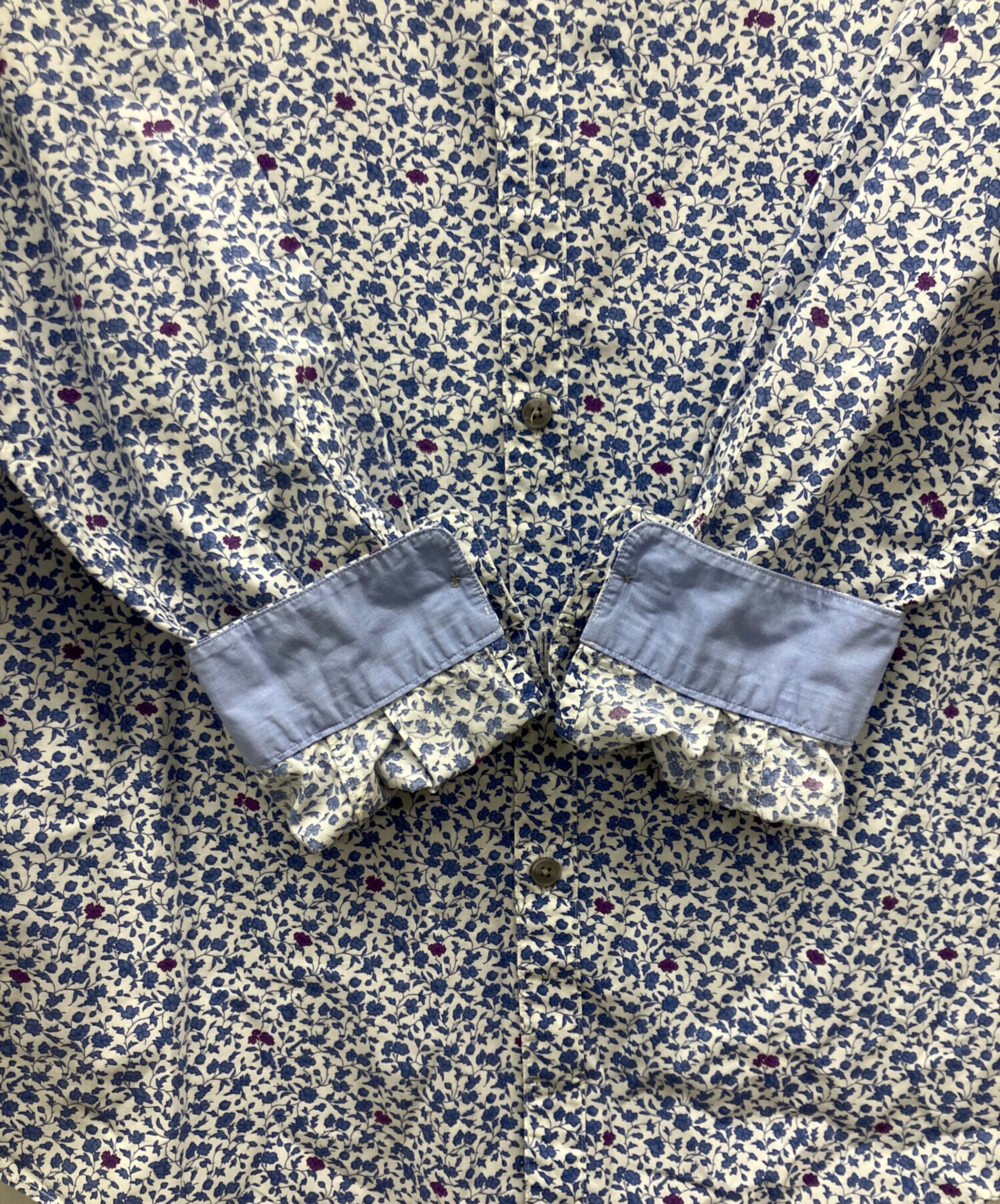 中古・古着通販】PAUL SMITH (ポールスミス) 花柄シャツ ホワイト