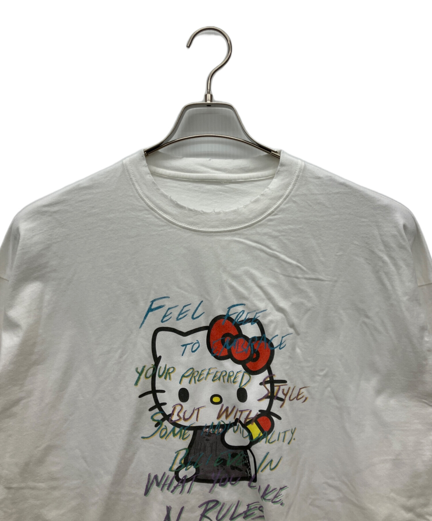 中古・古着通販】Ameri (アメリ) HELLO KITTY×Ameri DAMAGE LONG TEE