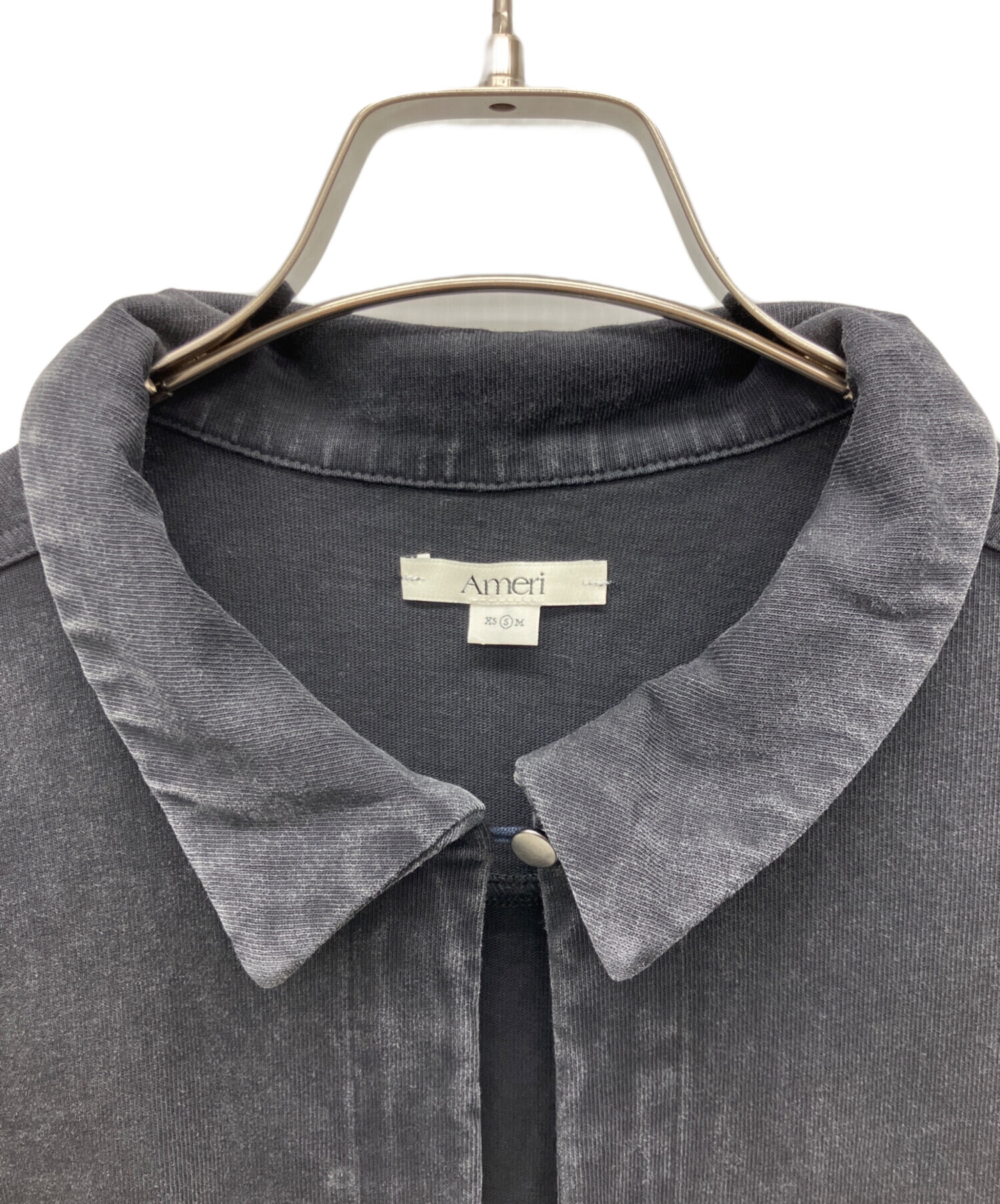 中古・古着通販】Ameri (アメリ) 2WAY RIBBON CUT ROMPERS ブラック