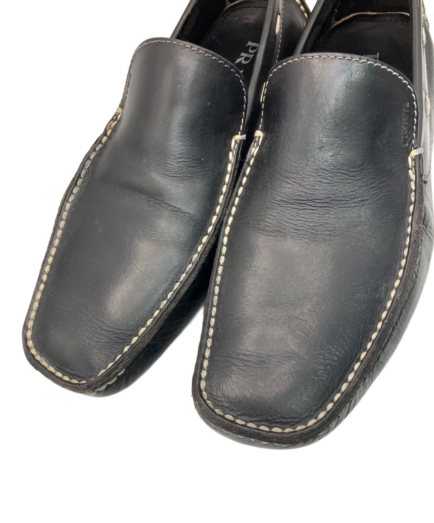 中古・古着通販】PRADA (プラダ) ドライビングシューズ ブラック