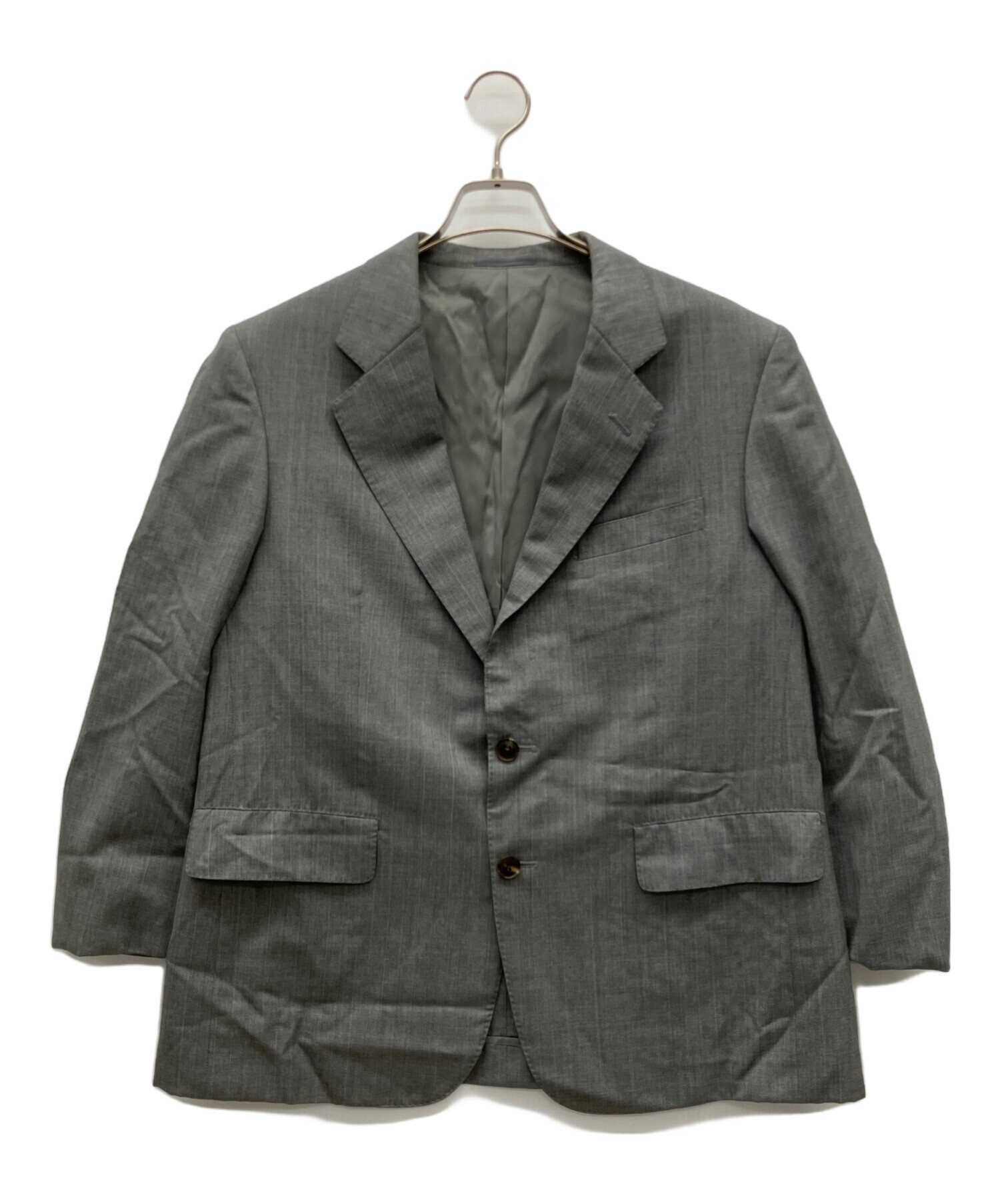 BURBERRY ヴィンテージ テーラードジャケット グレー 中古・古着通販】Burberry's (バーバリー) テーラードジャケット