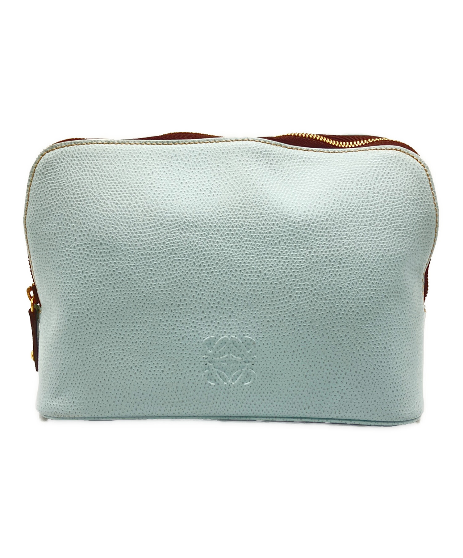 中古・古着通販】LOEWE (ロエベ) ポーチ スカイブルー|ブランド・古着 中古・古着通販】LOEWE (ロエベ) ポーチ スカイブルー|ブランド・古着