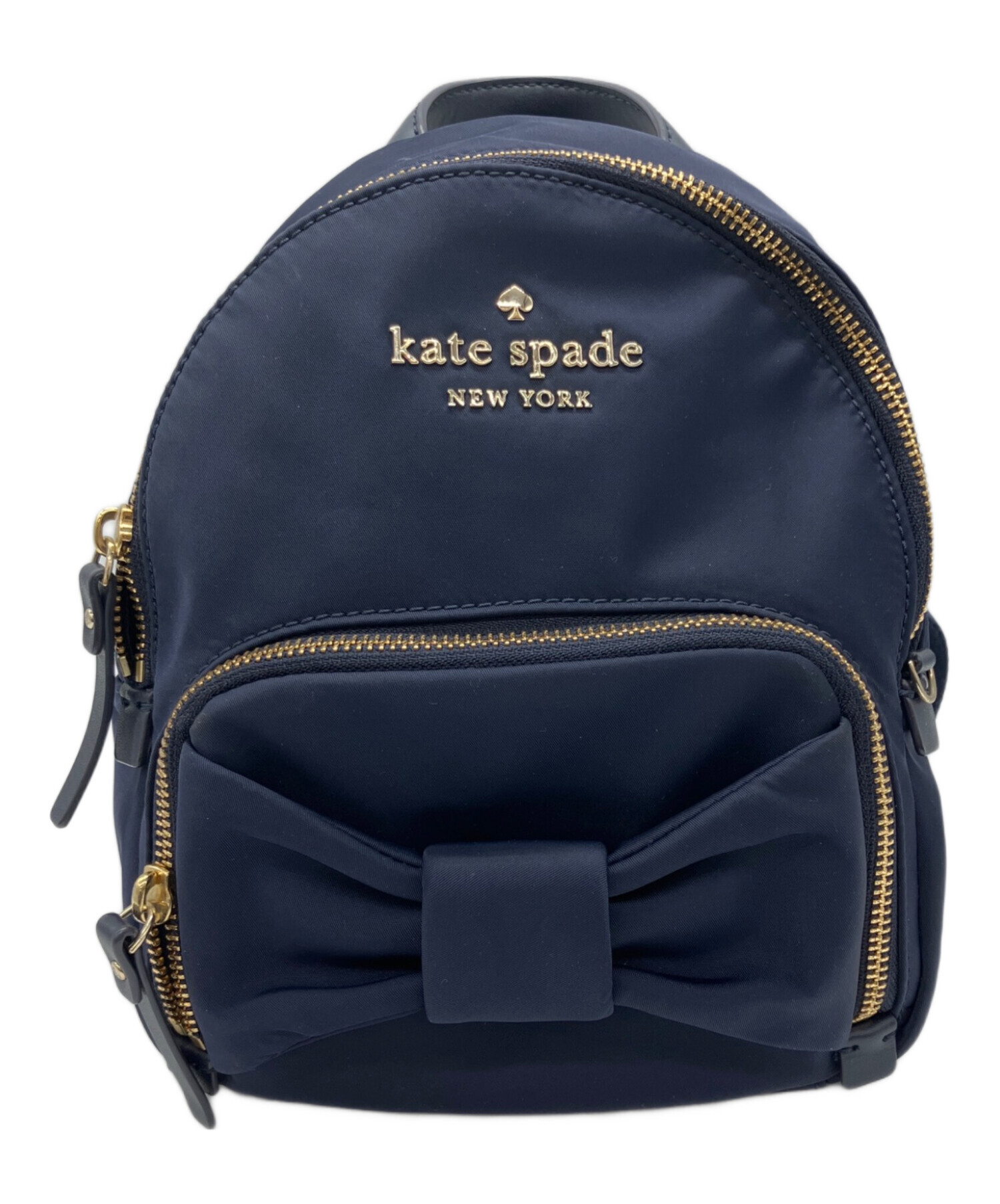 中古・古着通販】Kate Spade (ケイトスペード) ミニリュック ネイビー 中古・古着通販】Kate Spade (ケイトスペード) ミニリュック ネイビー