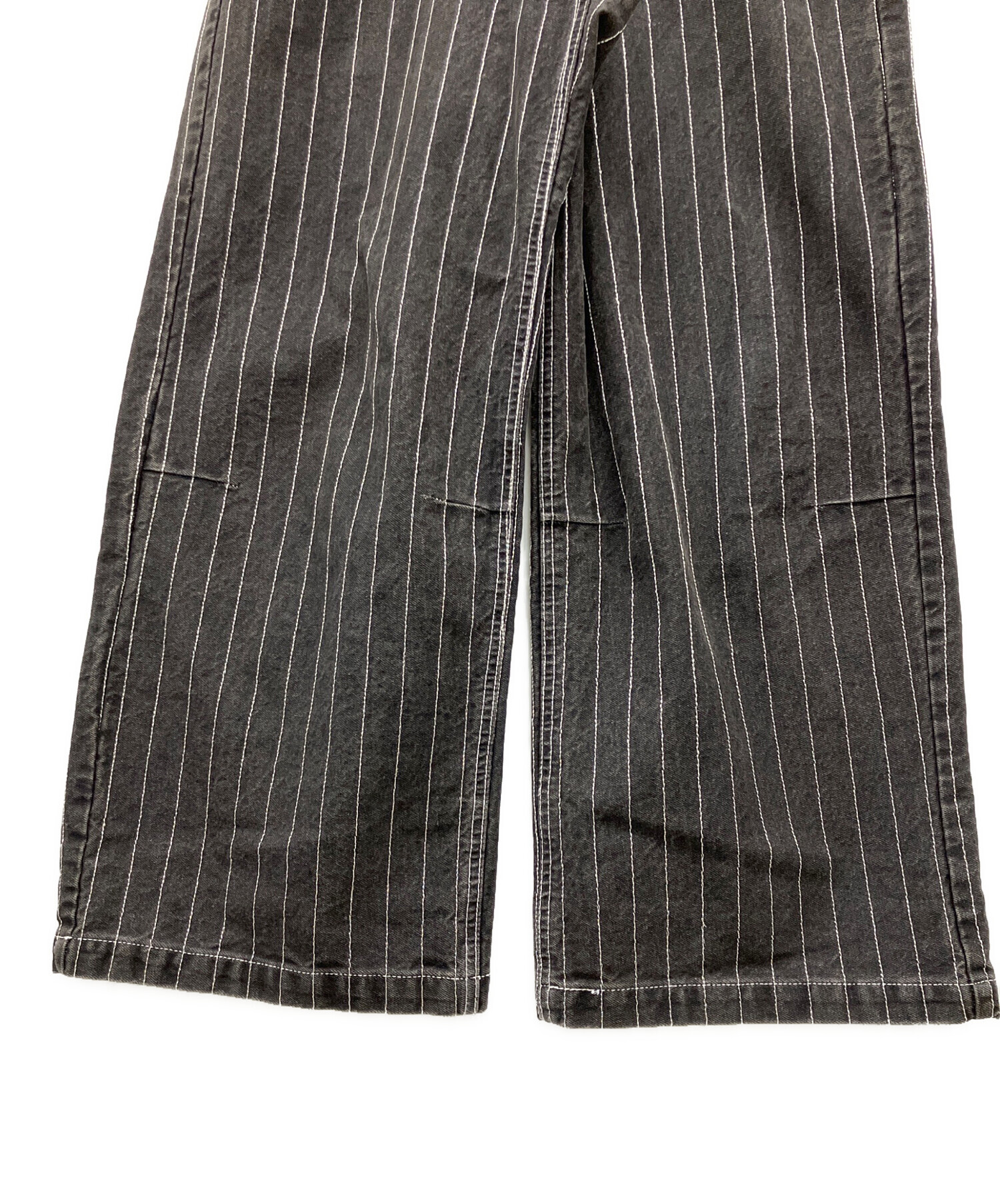 中古・古着通販】BLESSU (ブレスユー) ワイドデニムパンツ ブラック